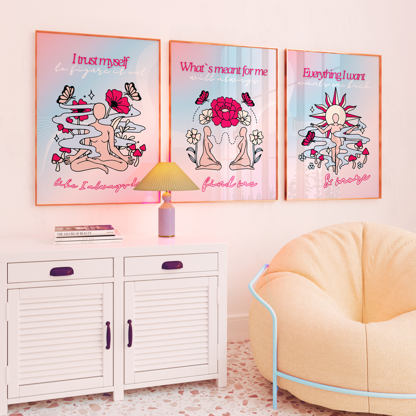 EVERYTHING I WANT art print spring version
