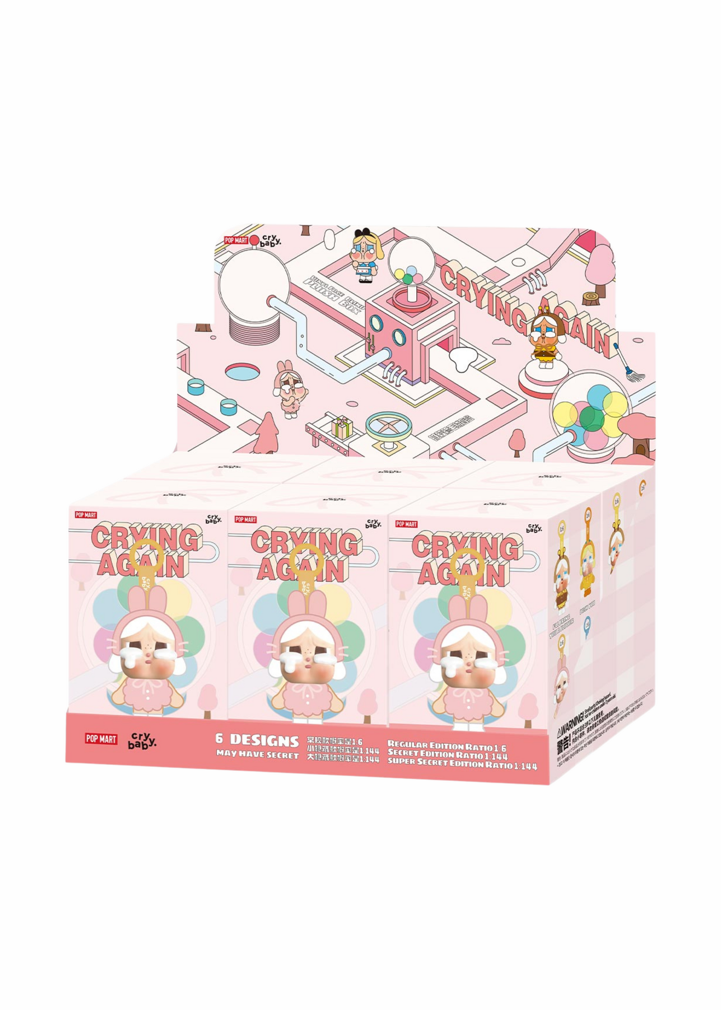 CRYBABY BLIND BOX CRYING AGAIN series plushy pendants