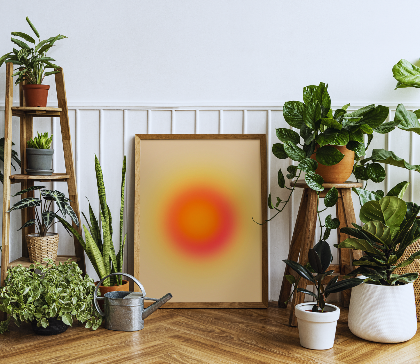 WARM AURA art print
