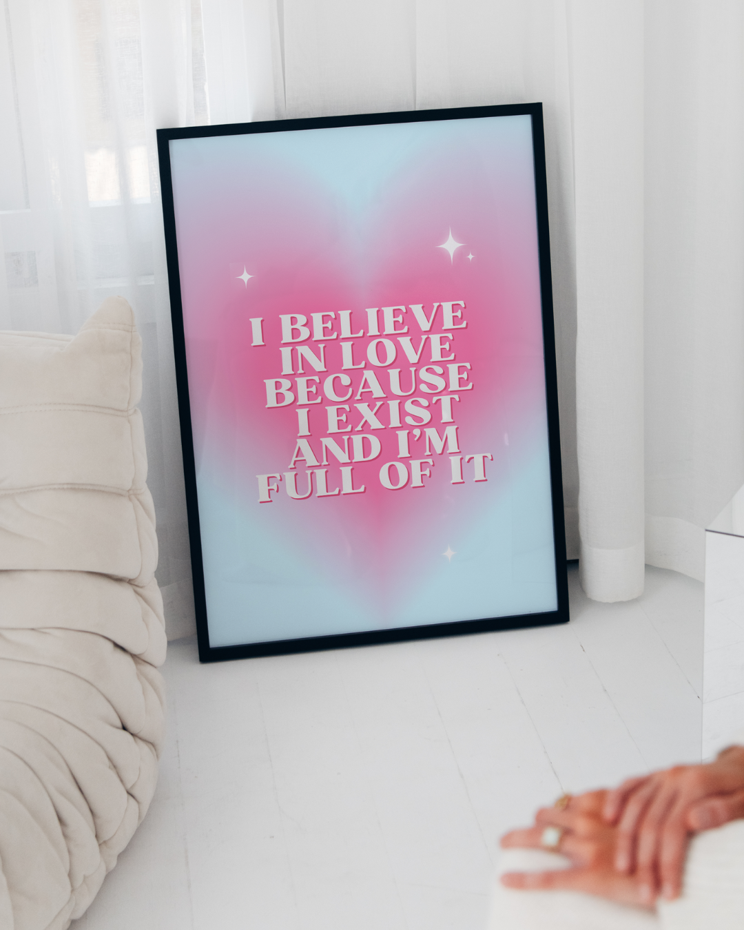 FULL OF LOVE art print