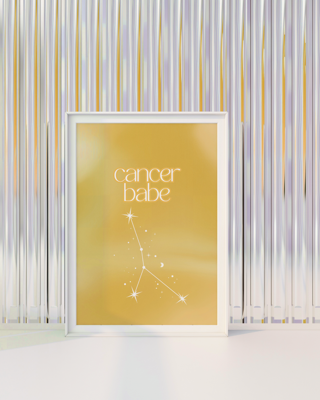 CANCER BABE art print