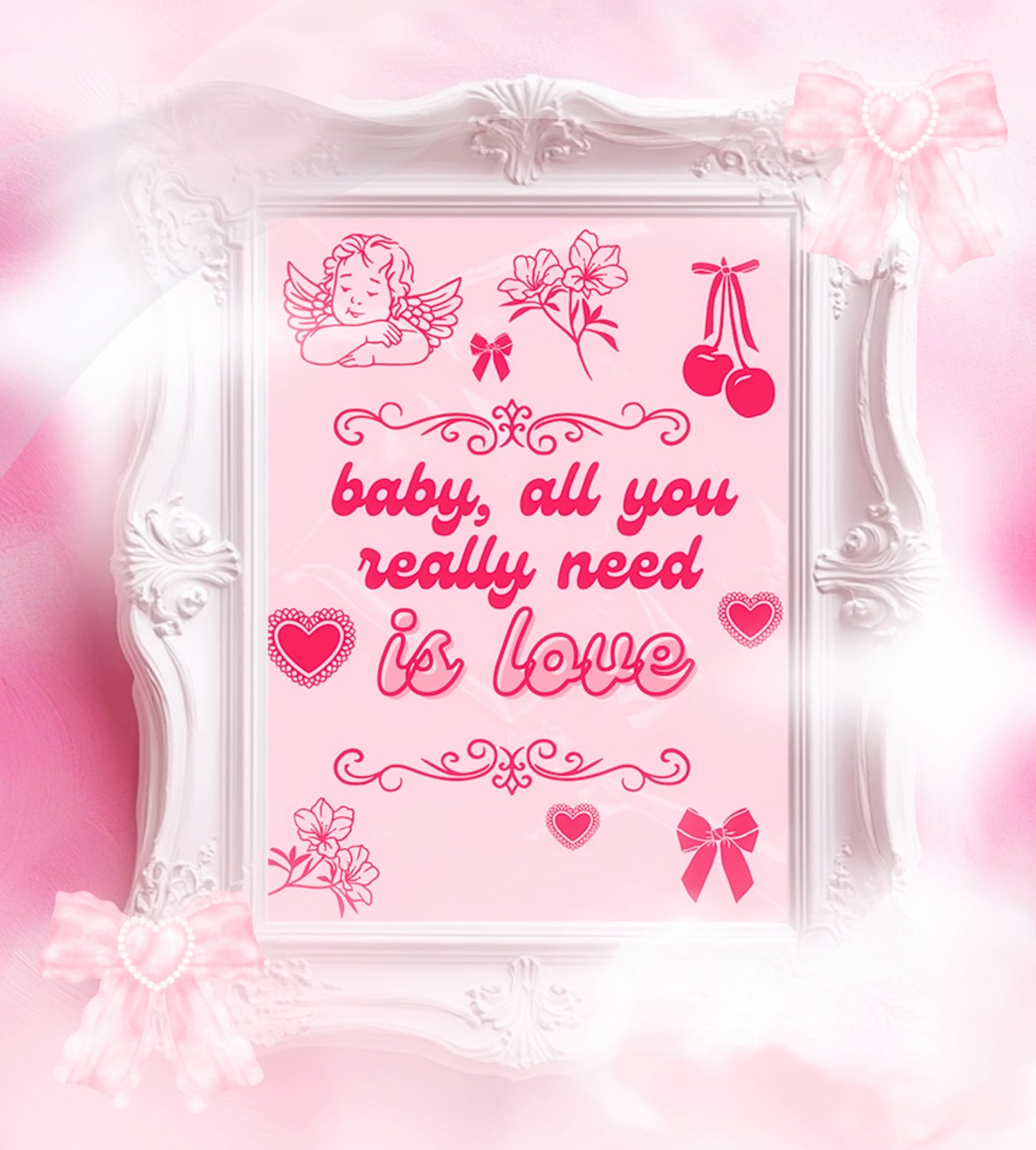 ALL YOU NEED IS LOVE art print