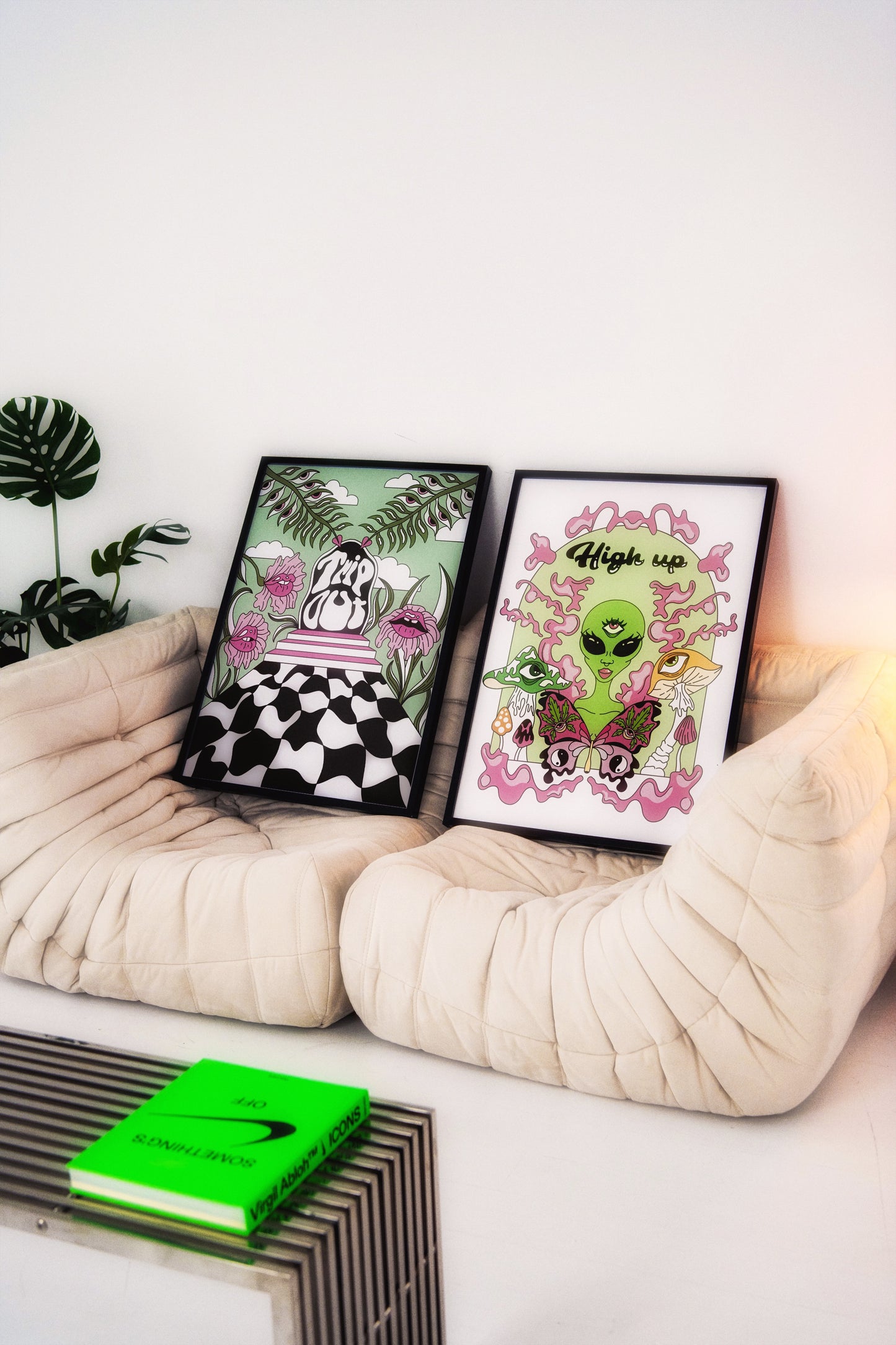 HIGH UP art print