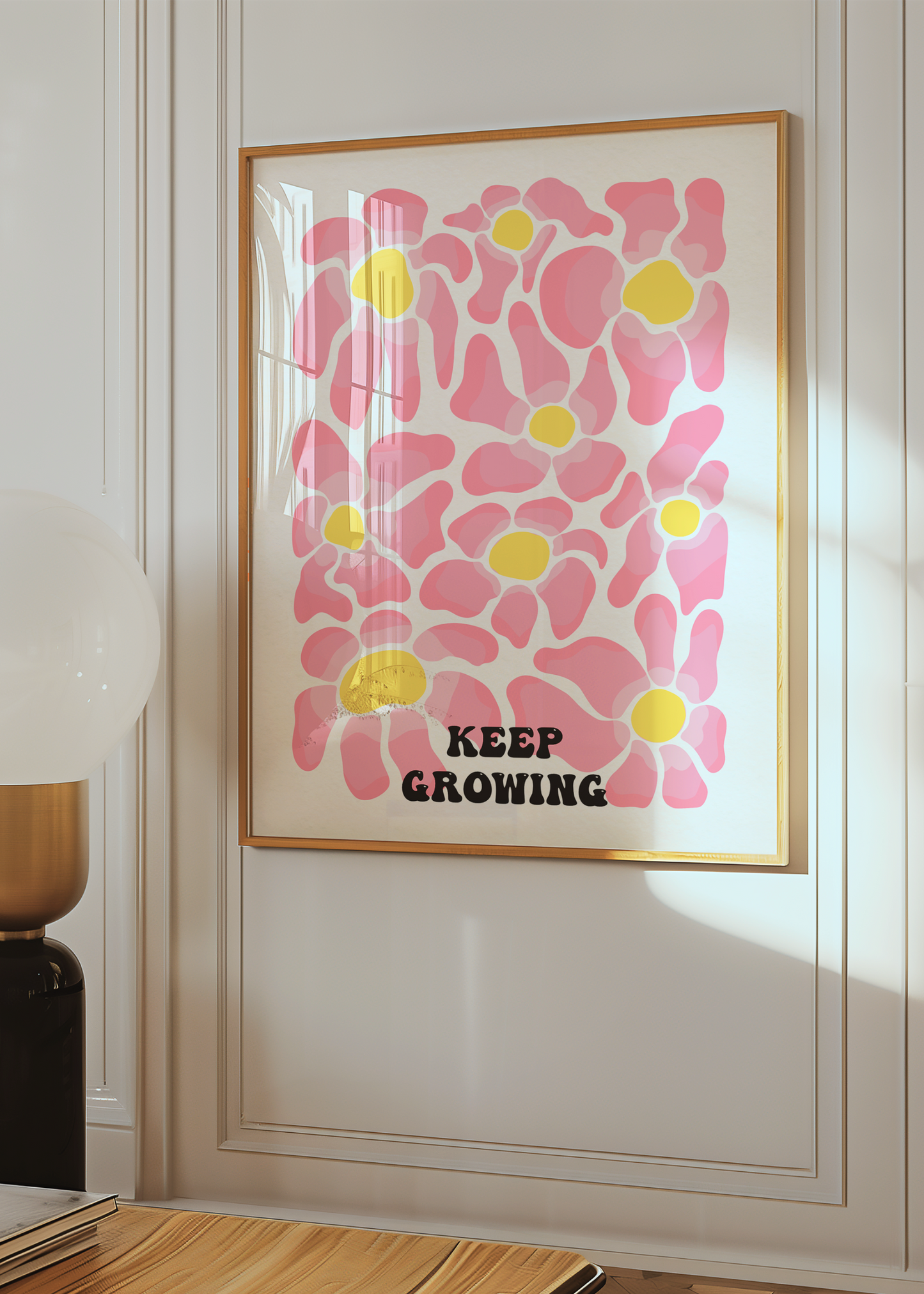 KEEP GROWING art print