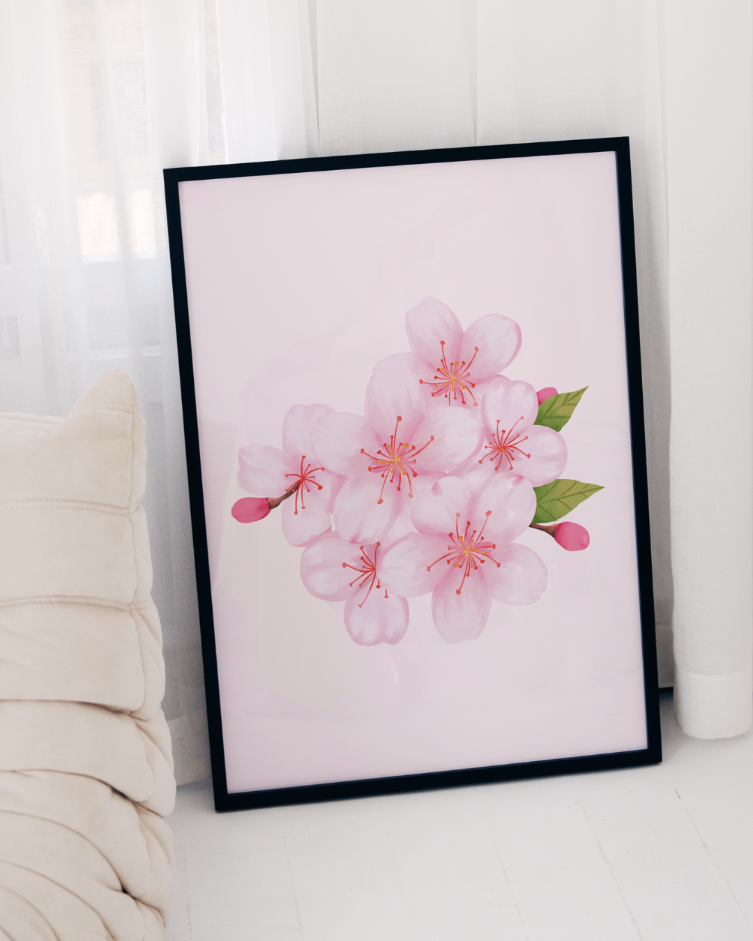 BLUSH BLOSSOMS art print