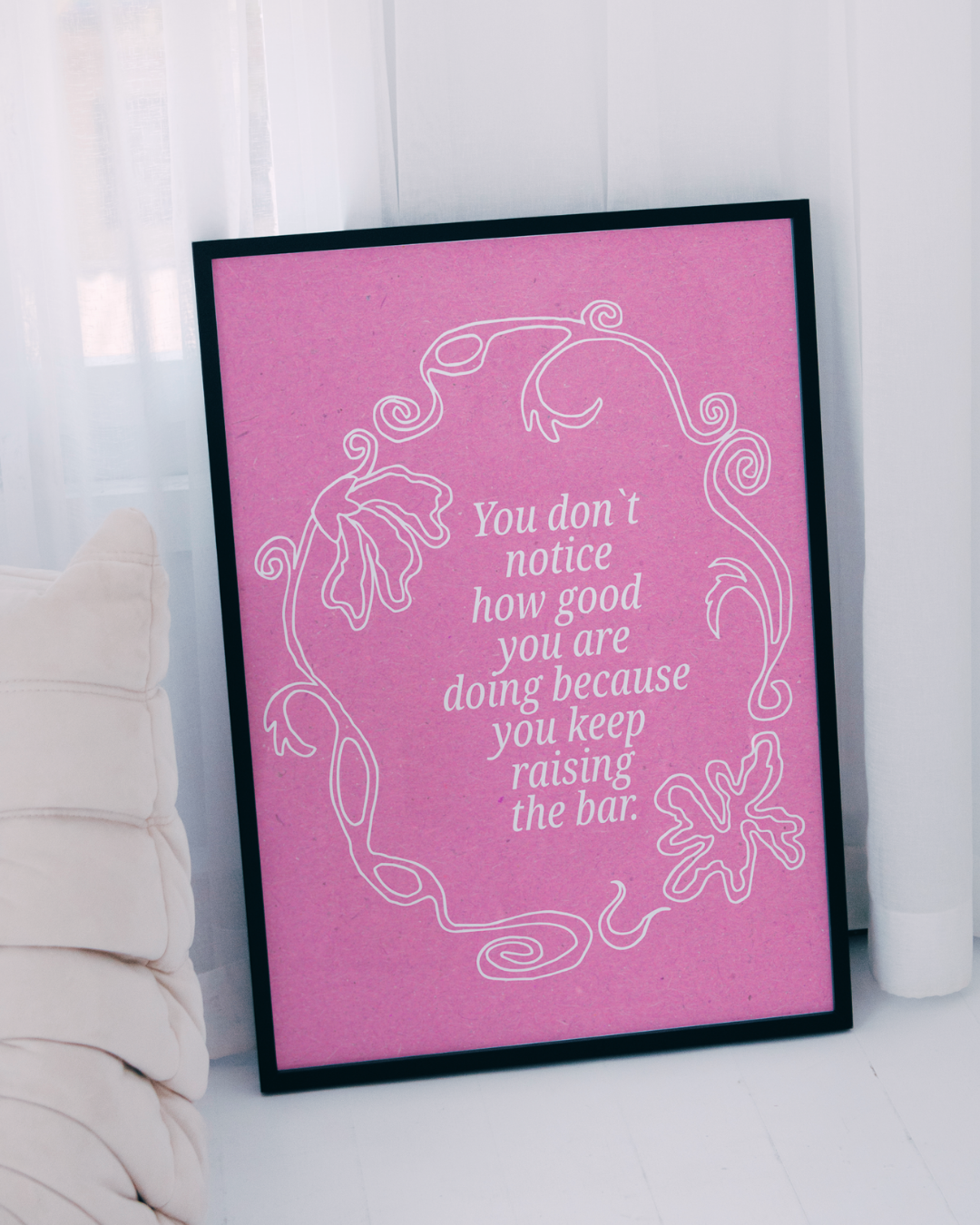 RAISING THE BAR art print
