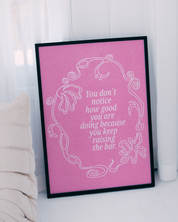 RAISING THE BAR art print