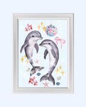 DOLPHINS art print