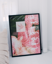 BLUSH FLIGHT art print