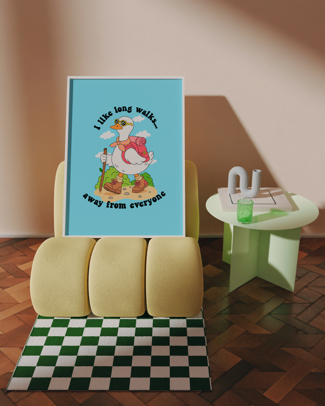LONG WALKS art print