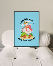 LONG WALKS art print