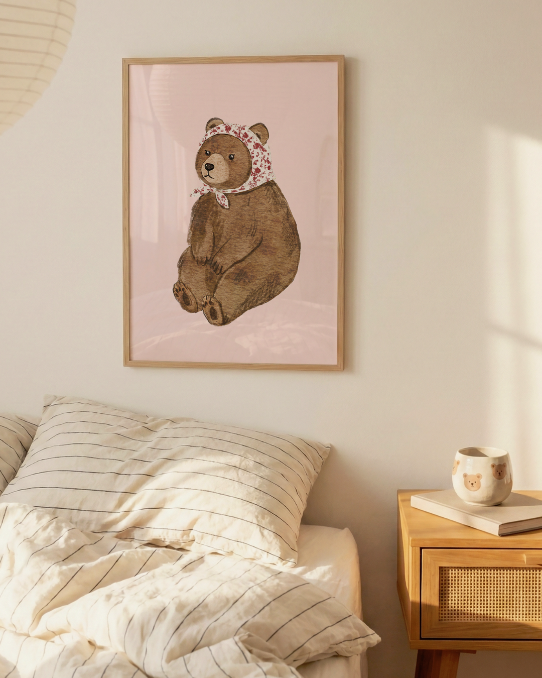Babushka Bear art print