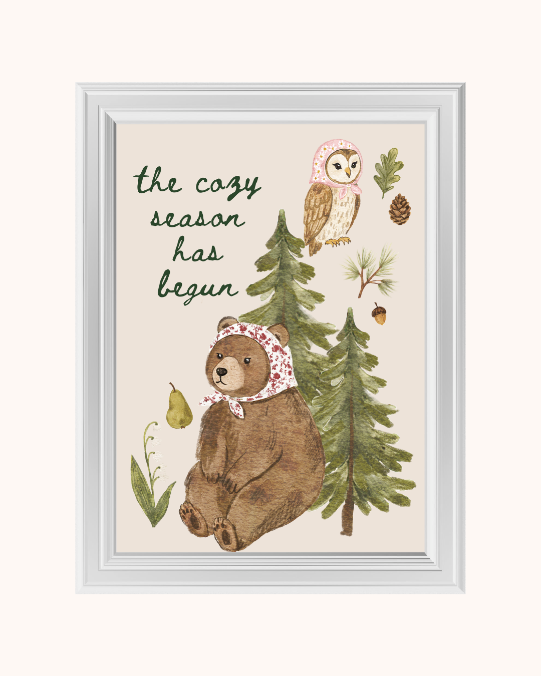 Cozy Season art print