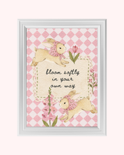 Bloom Softly art print