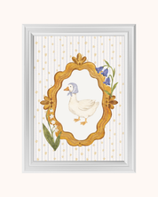Woodland Goose art print