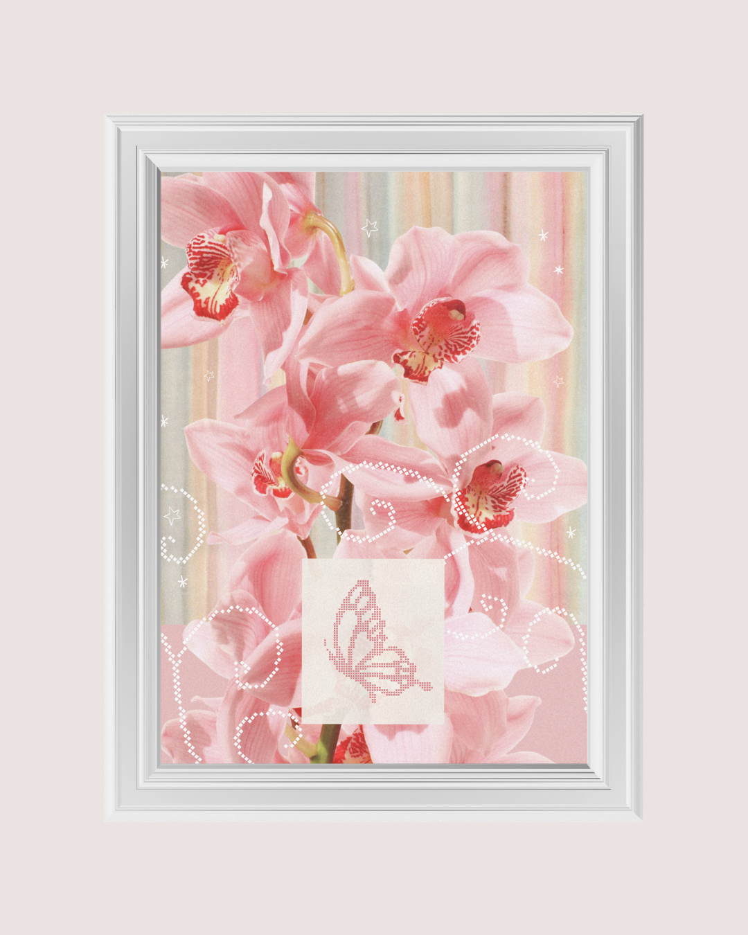 LILY BUTTERFLY art print