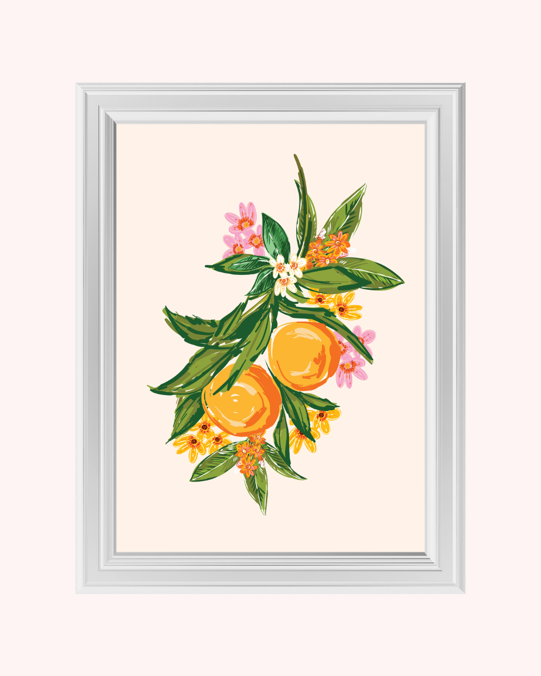 CITRUS BLOOM art print