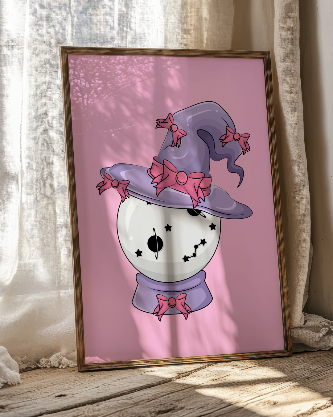 WITCHY MAGIC BALL art print