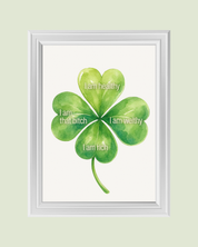 Lucky Clover art print