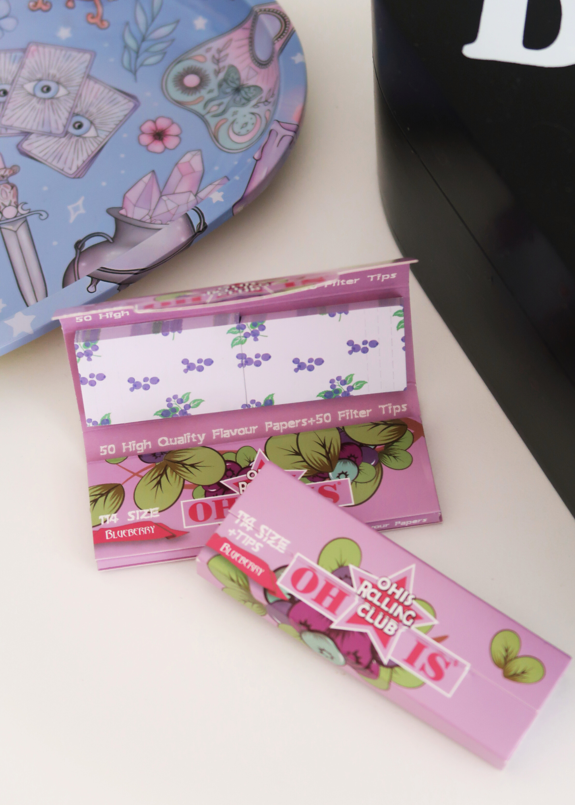 ROLLING PAPERS blueberry flavour