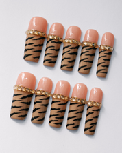Golden Tigress - set press on nehtů 10ks