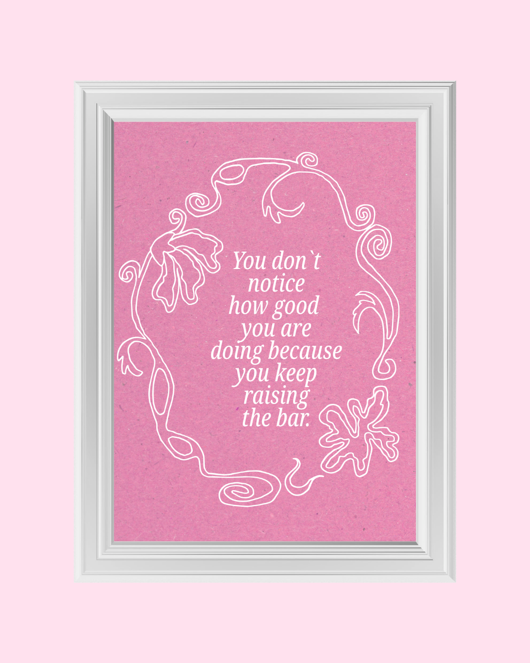 RAISING THE BAR art print