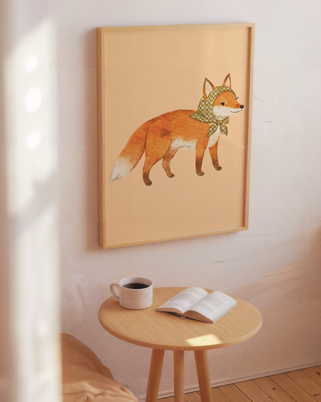 BABUSHKA FOX art print
