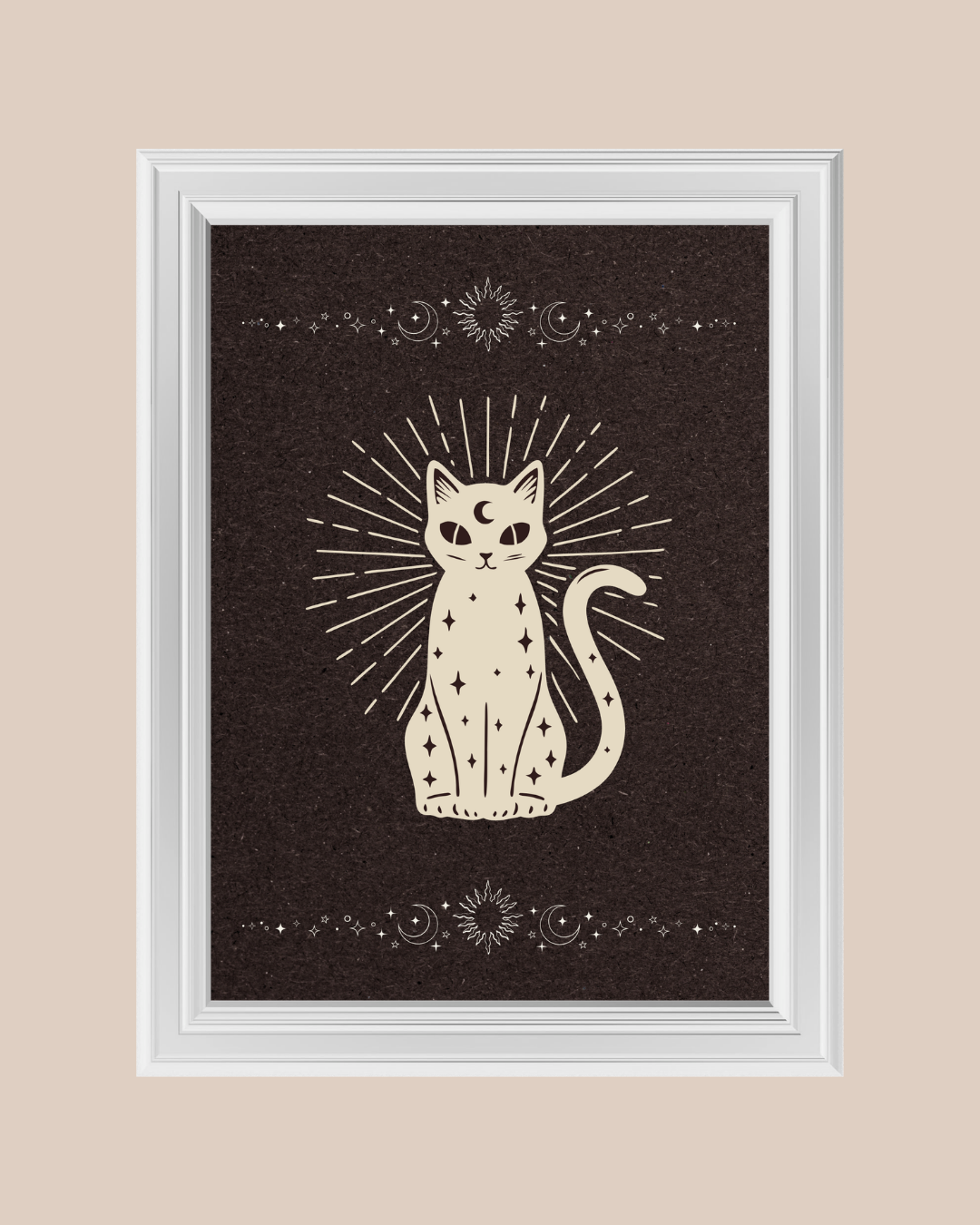 CELESTIAL CAT art print