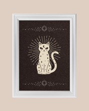 CELESTIAL CAT art print