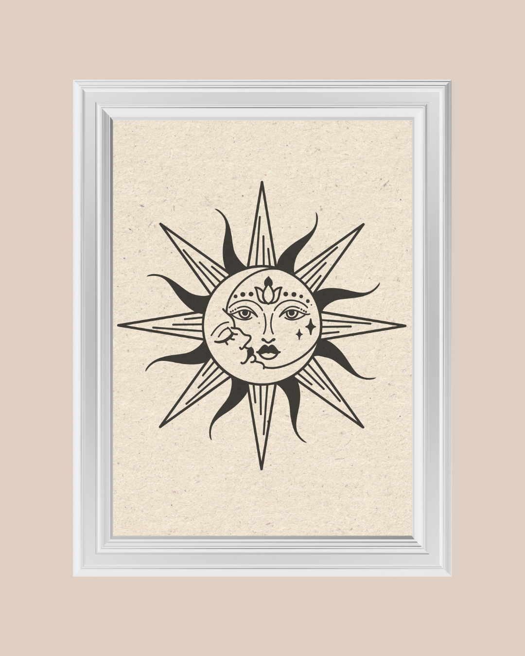 SUN & MOON art print