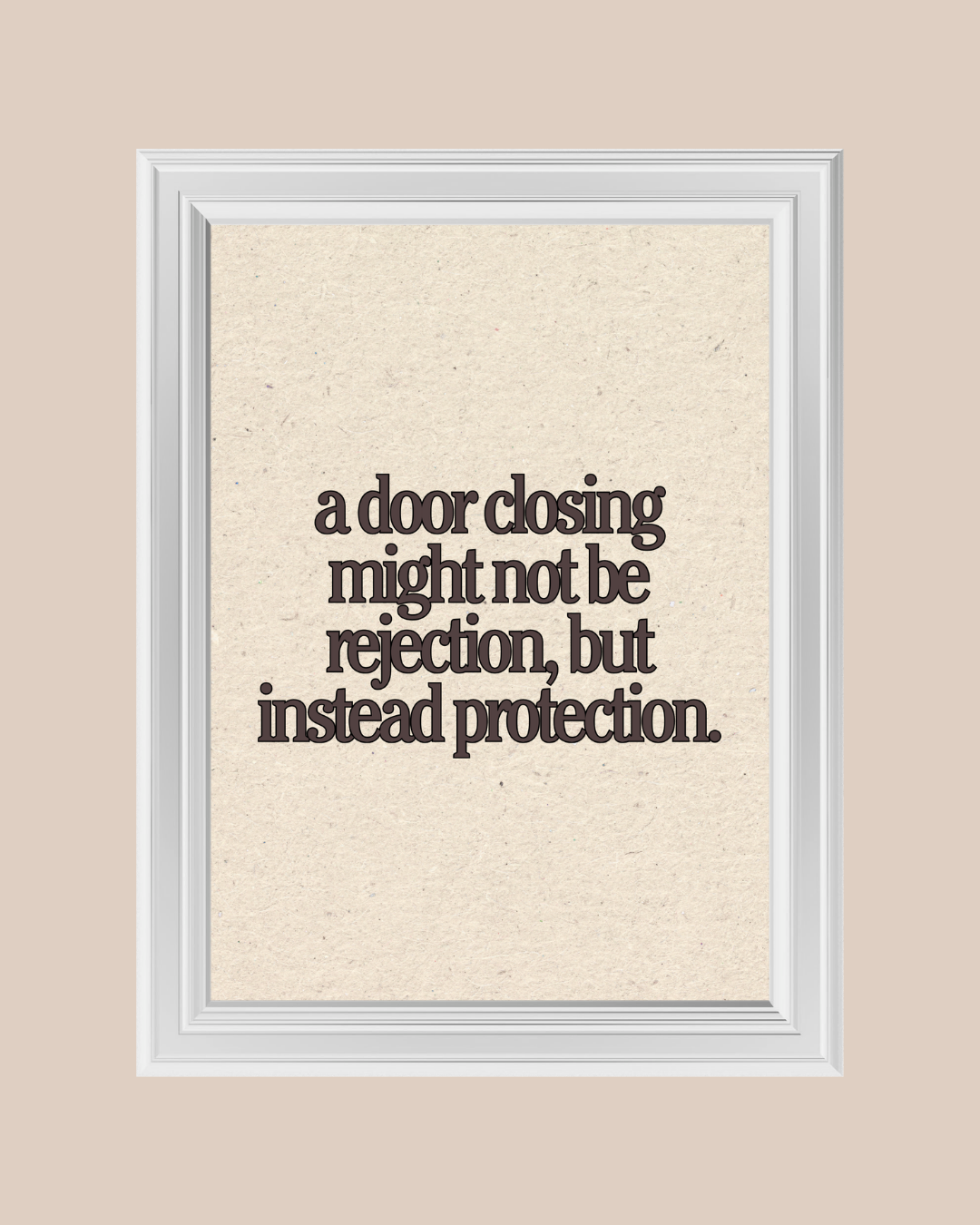 PROTECTED NOT REJECTED art print