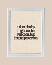 PROTECTED NOT REJECTED art print