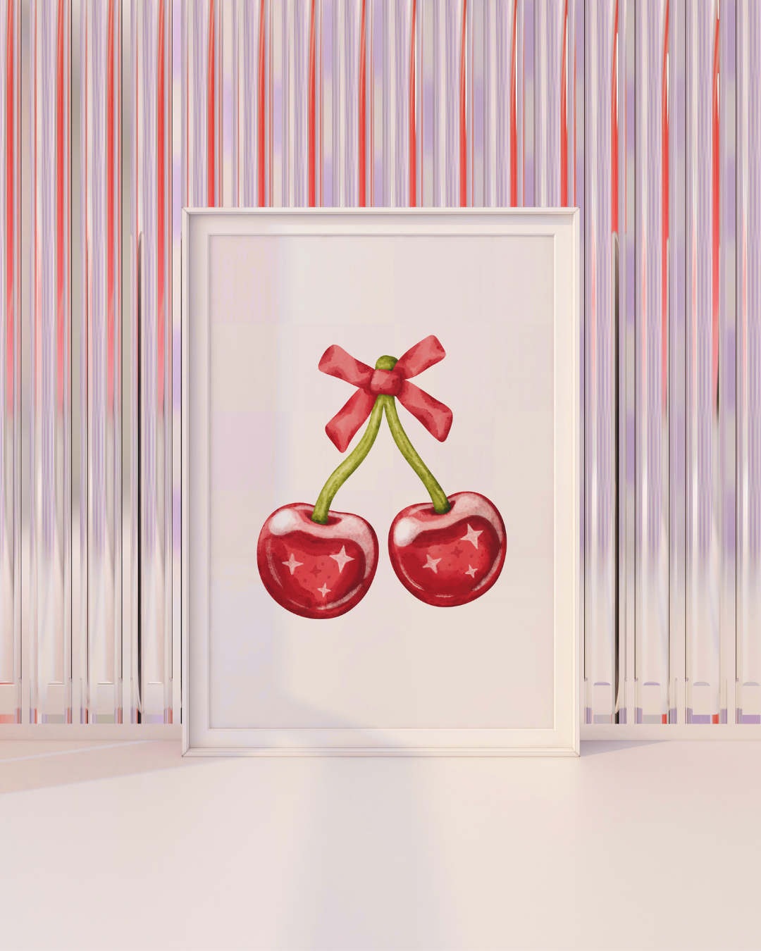 CHERRY BOW art print