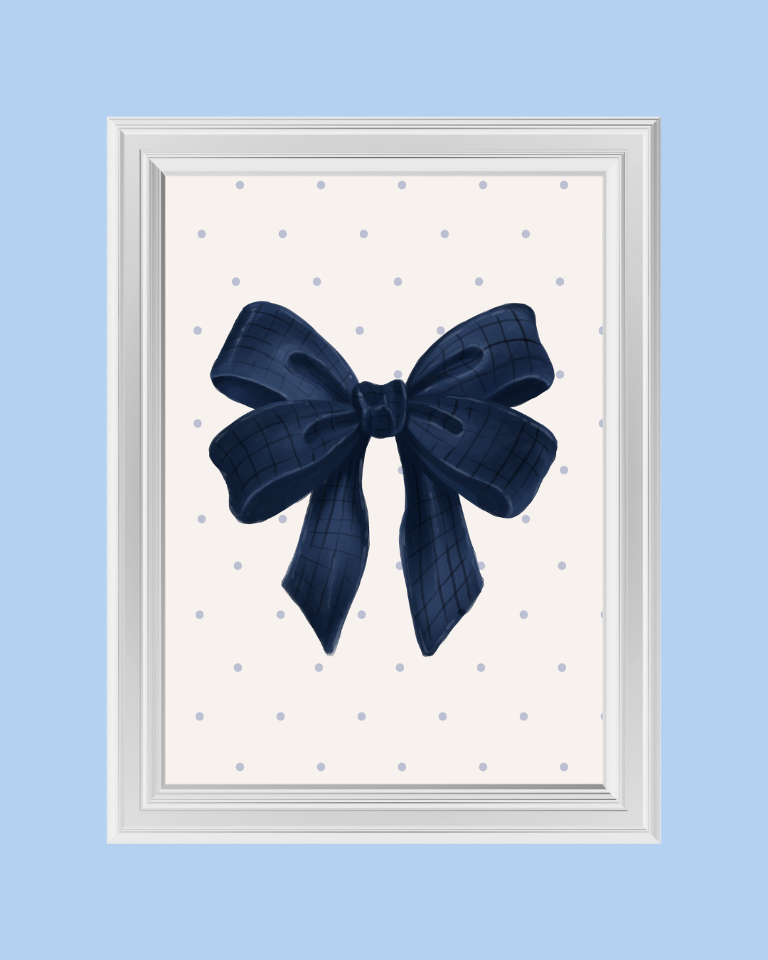 POLKA BOW art print