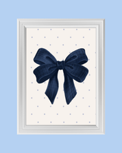 POLKA BOW art print