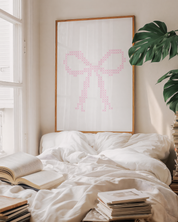 STITCH BOW art print