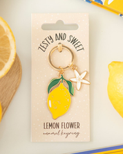 WHIMSICAL LEMON keychain