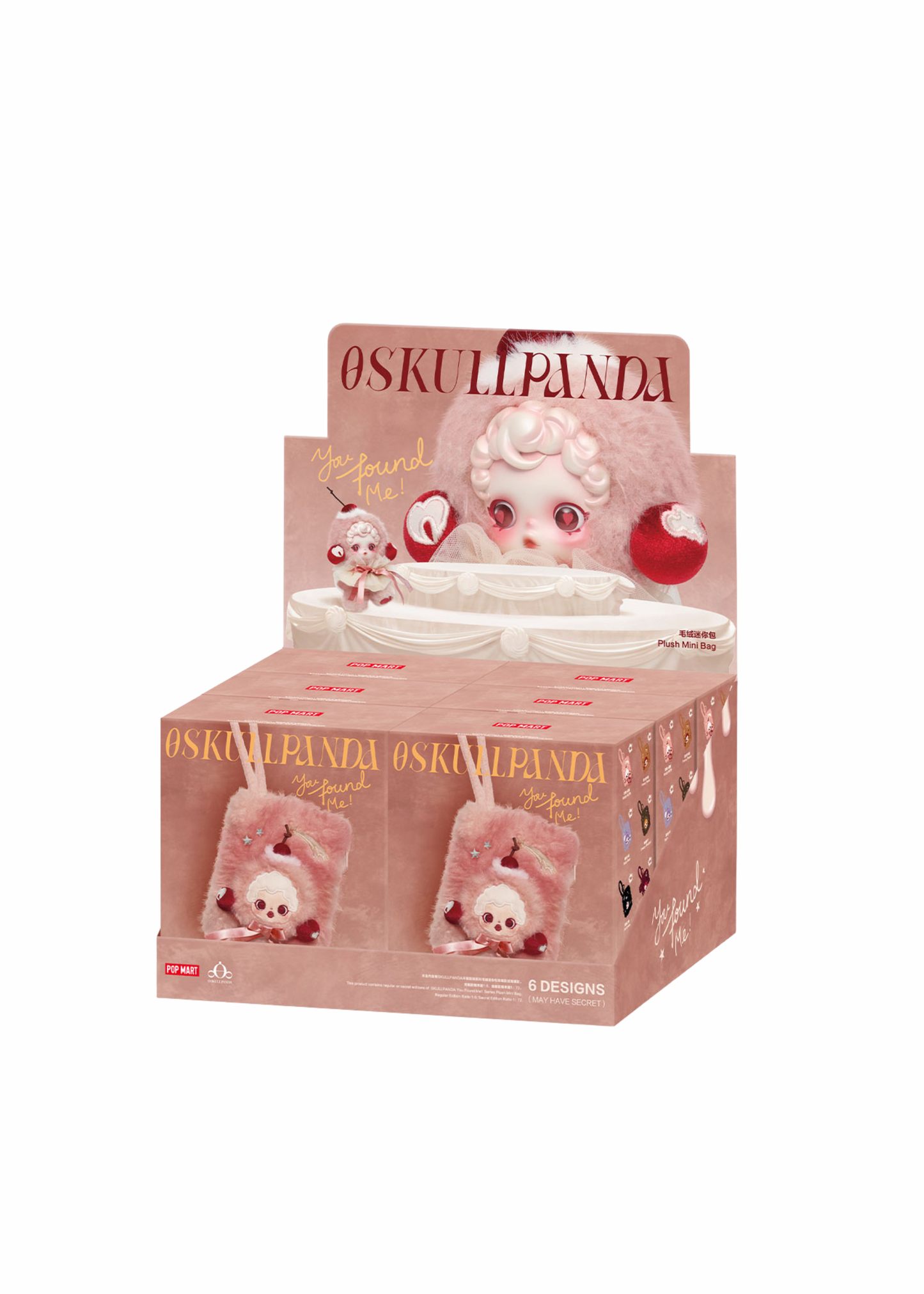 OSKULLPANDA YOU FOUND ME! plushy bag