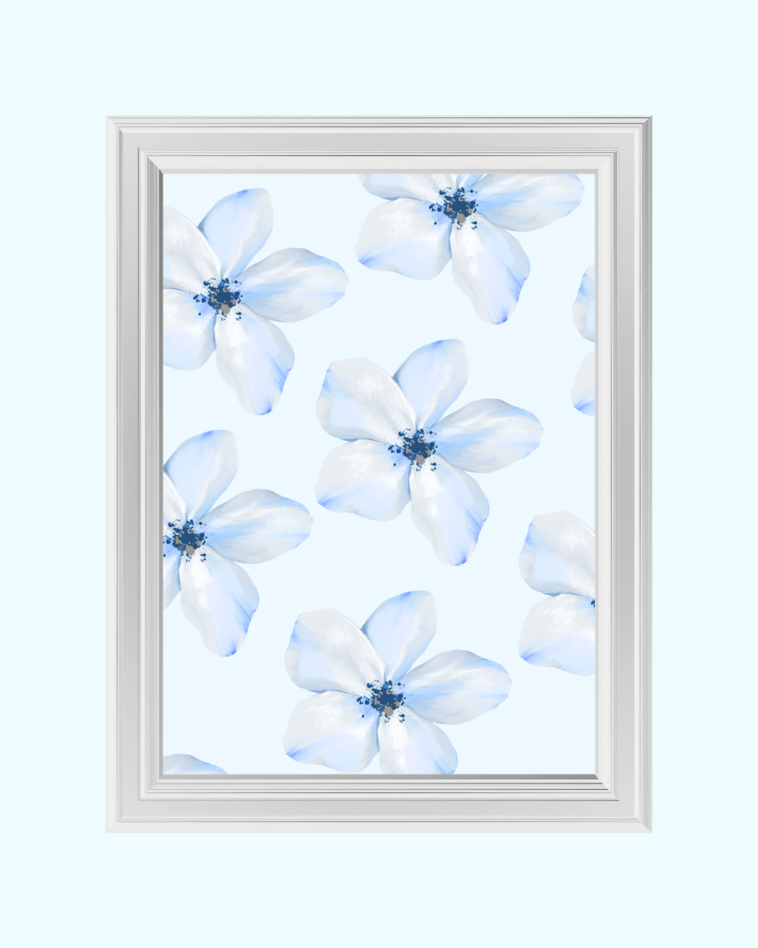 BLUE BLOOM art print