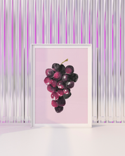 Grapes art print