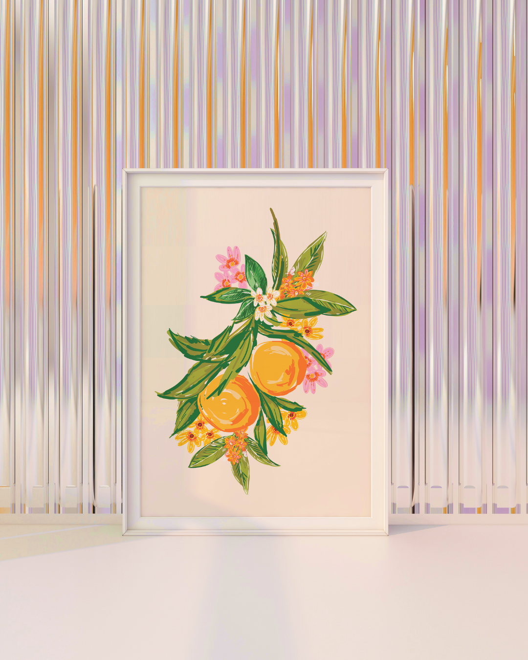 CITRUS BLOOM art print