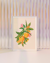 CITRUS BLOOM art print