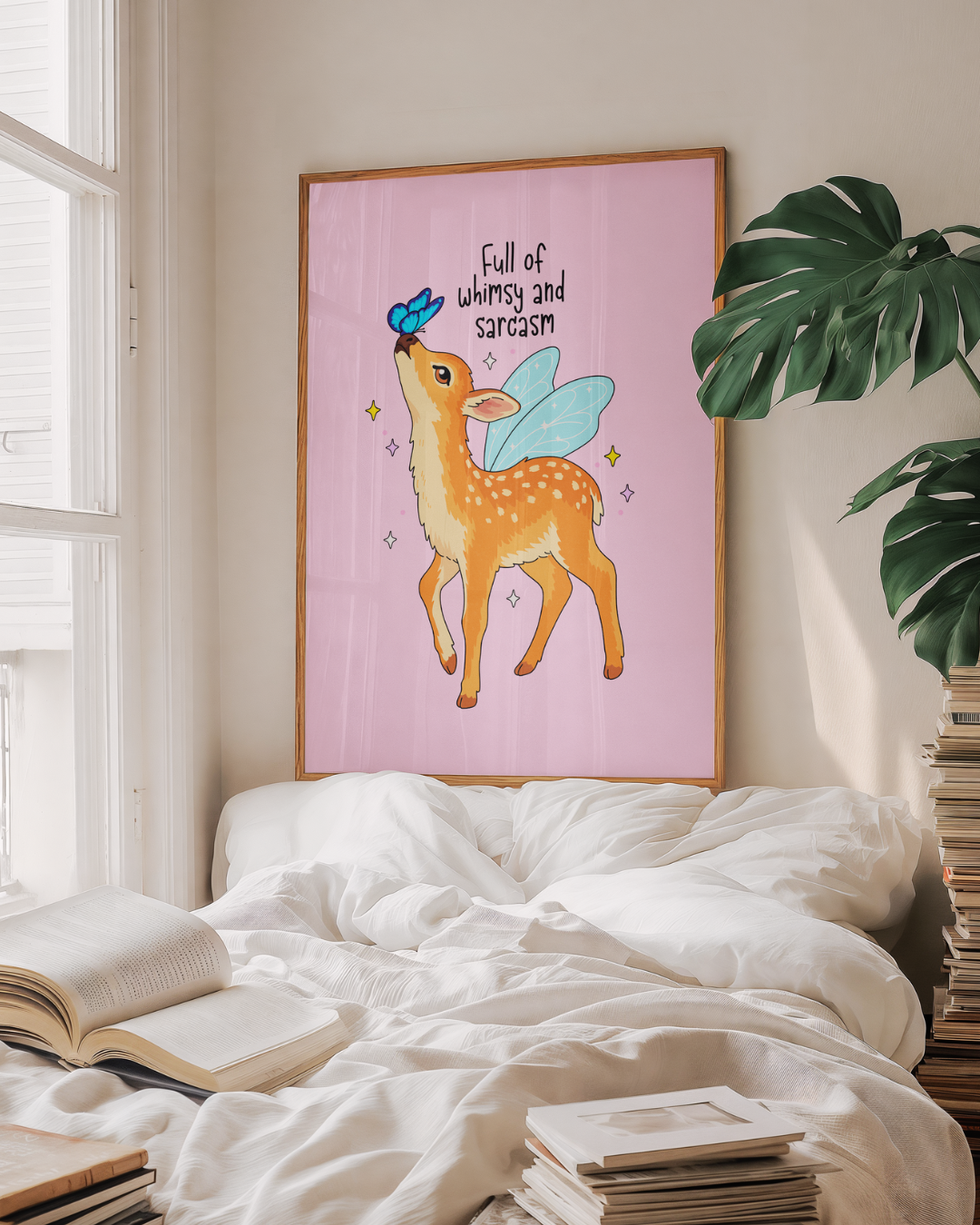 WHIMSY & SARCASM art print