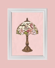 Whimsical lamp art print