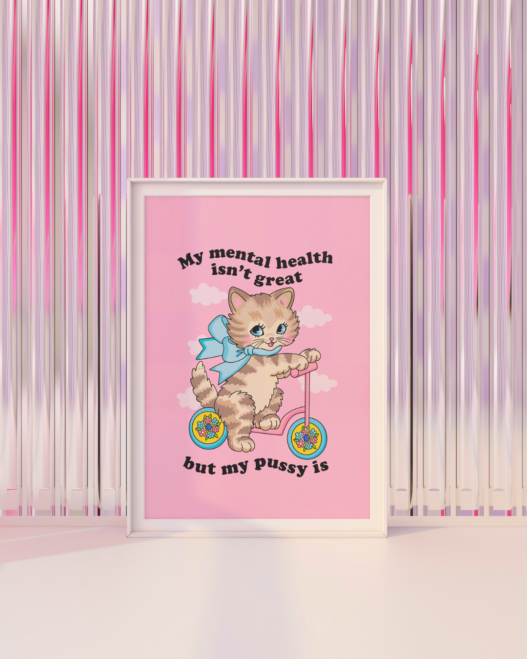 PRETTY UNWELL art print