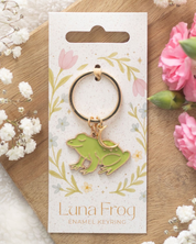 WHIMSICAL FROG keychain