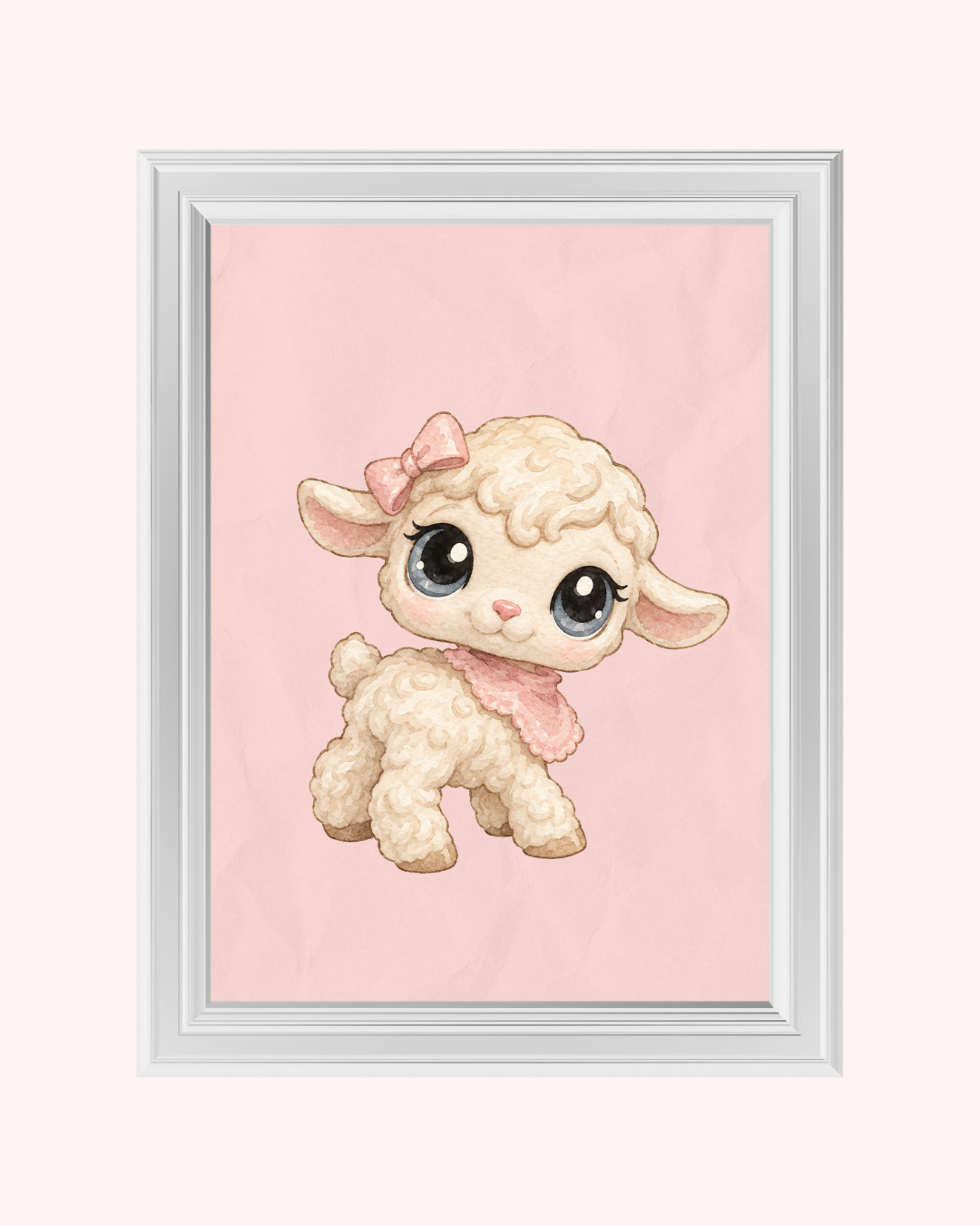 LPS sheep cutie art print