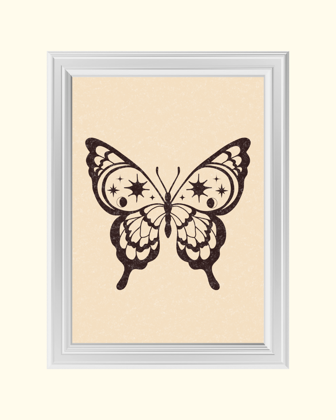 LUNAR BUTTERFLY art print