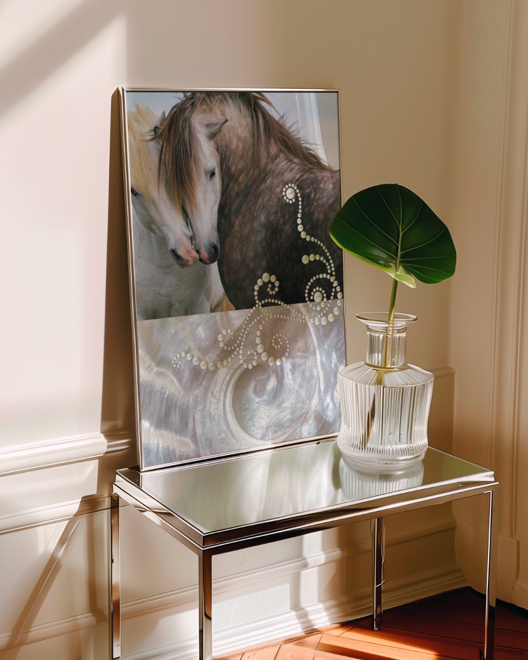 PEARL HORSES art print