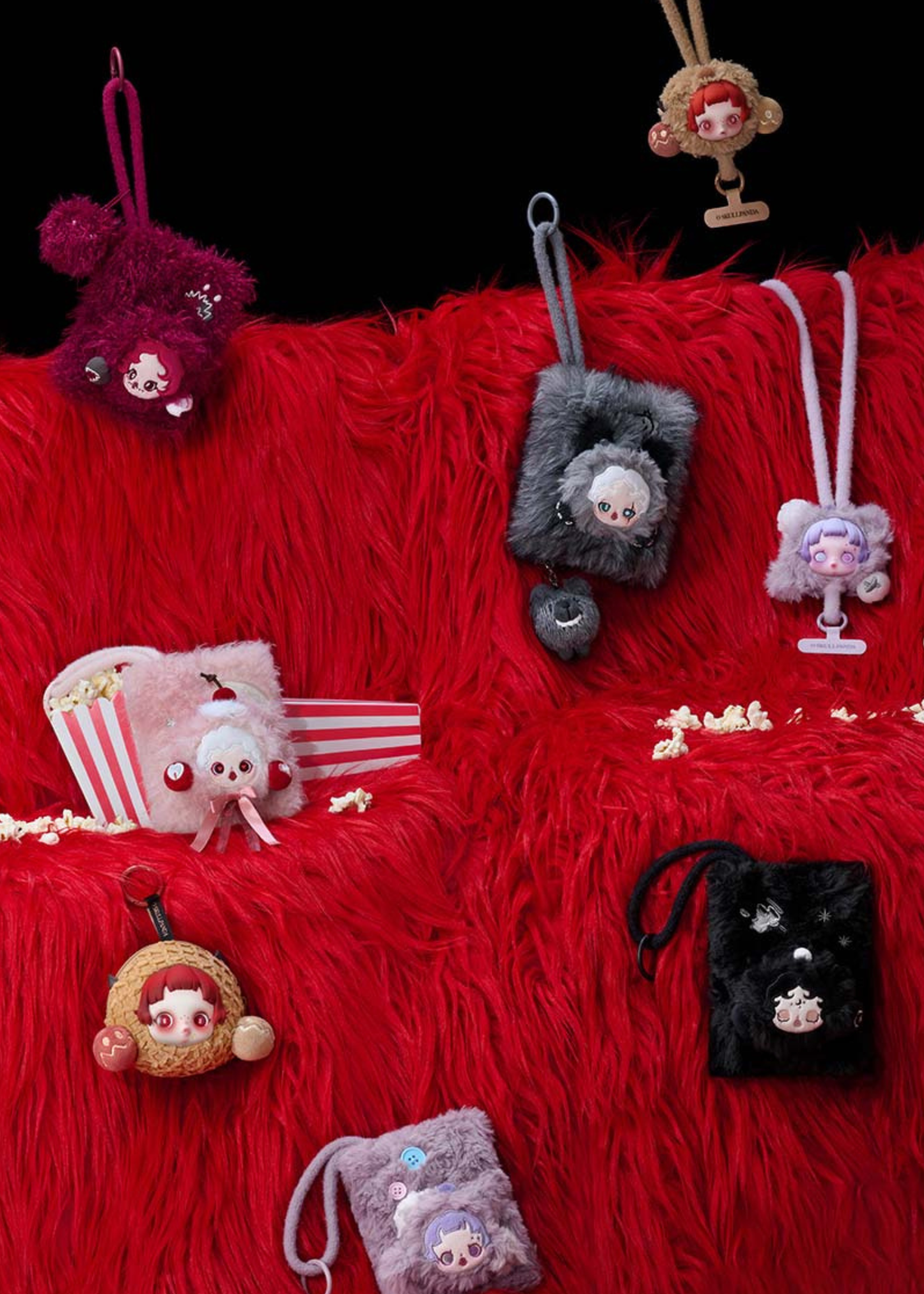 OSKULLPANDA YOU FOUND ME! plushy bag